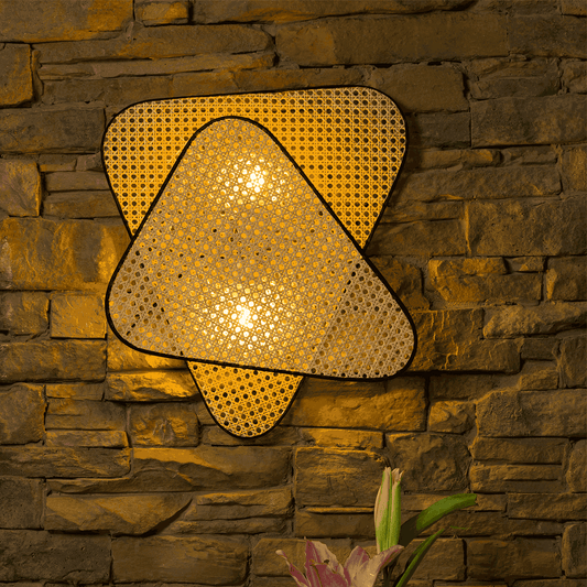 Order Rattan Wall Mounted Lamps In Bangalore