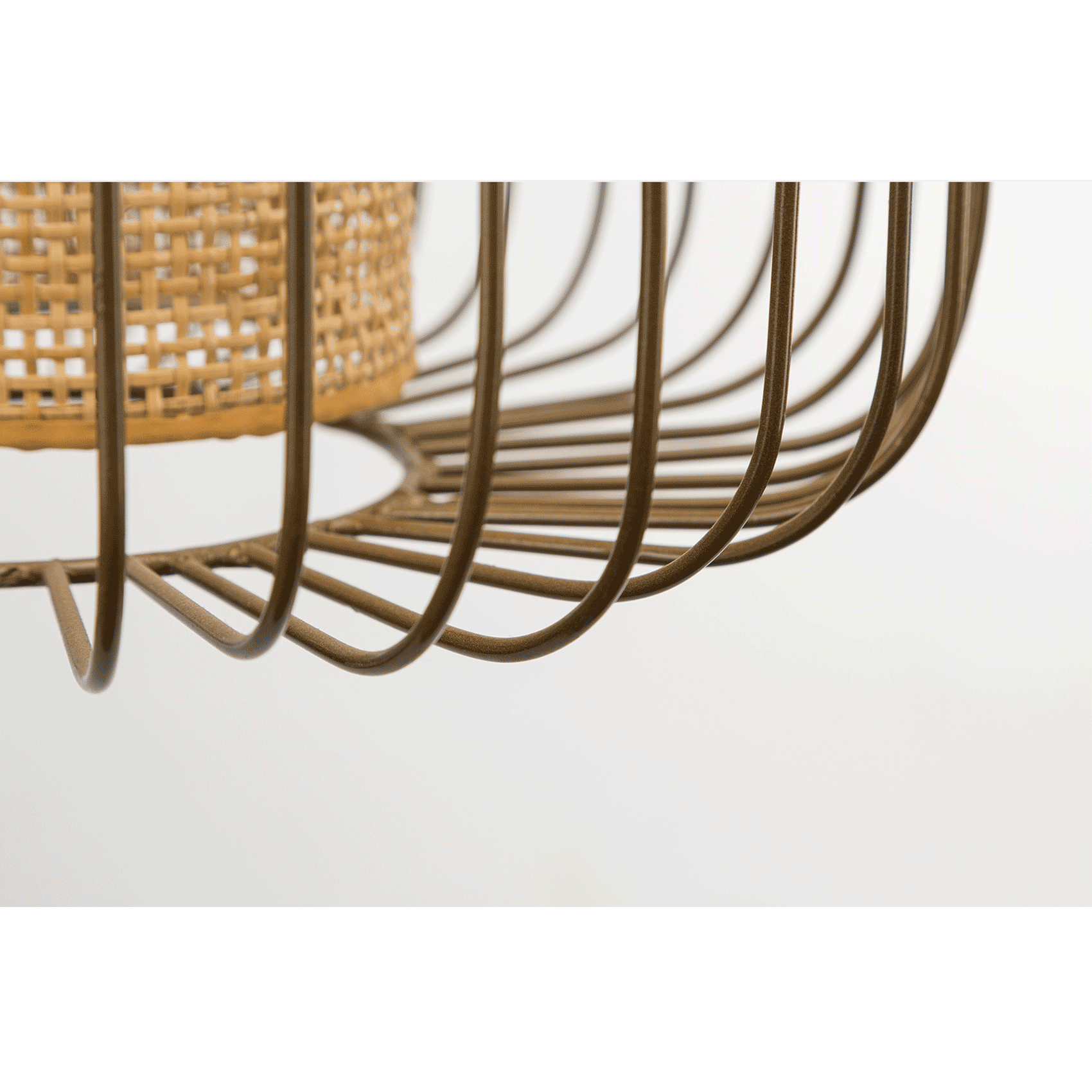 Buy Handcrafted Metal and Rattan Suspended lights 